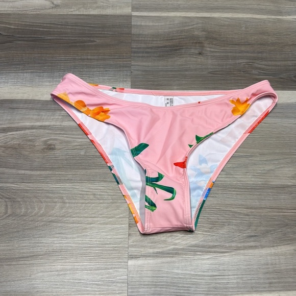 🏴 SHEIN floral bathing suit bottoms size large NEW - Picture 2 of 6